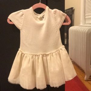 White dress, 6m-12m